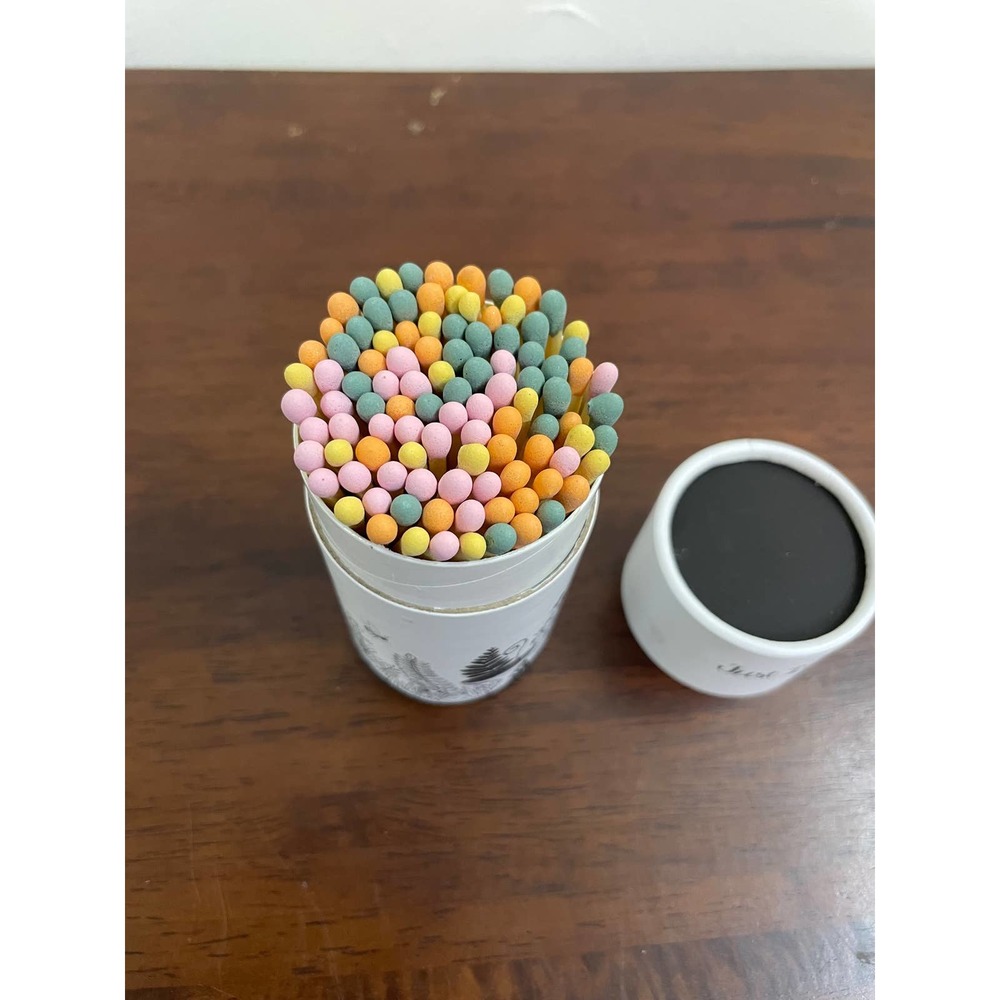 4 inch pastel wooden matches